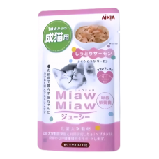 Aixia Pouch  Miaw Miaw Juicy Salmon 60g